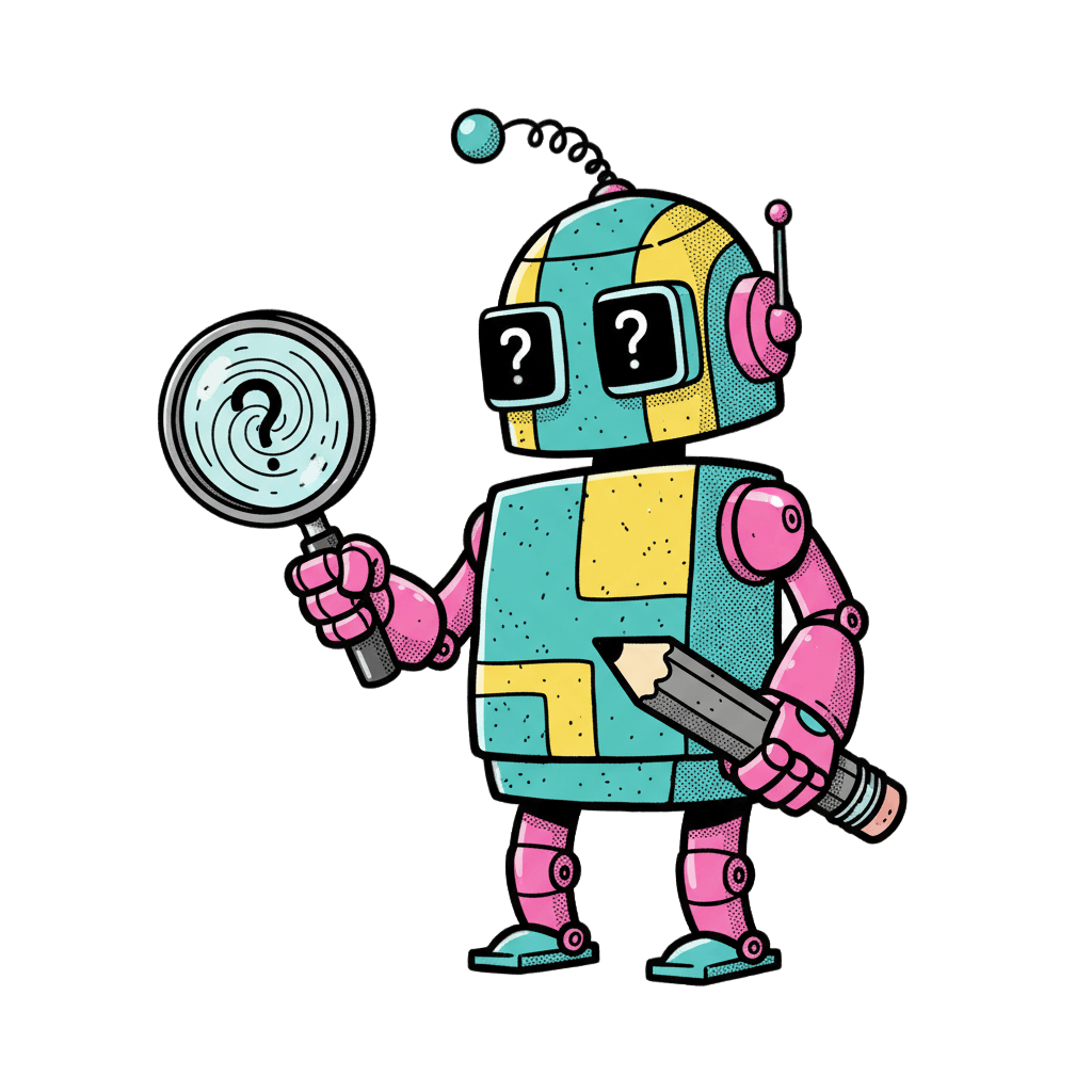 AI Researcher Robot — ContentHelper's research agent that scans the web for facts and trends